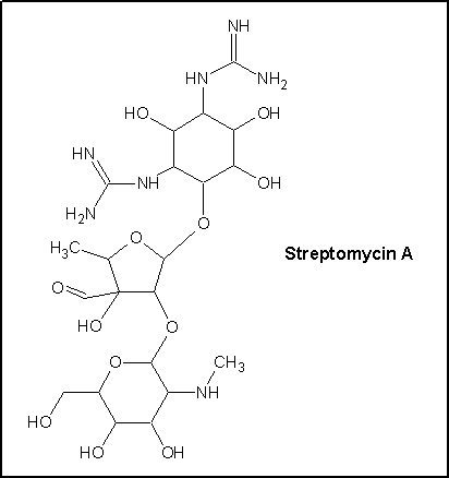 Strukturformel Streptomycin A